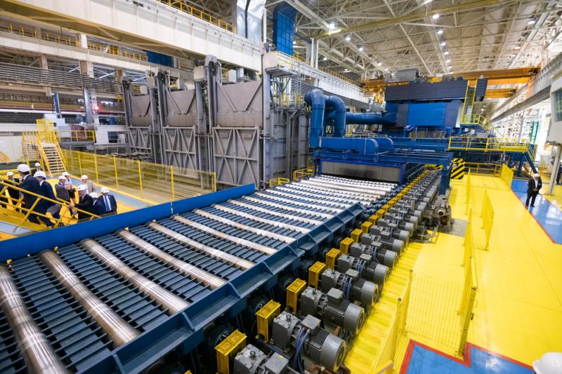 Дан старт работе прокатного комплекса КУМЗа