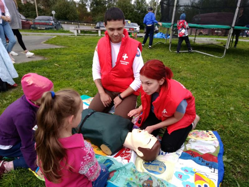 Волонтеры-медики – на профилактической работе