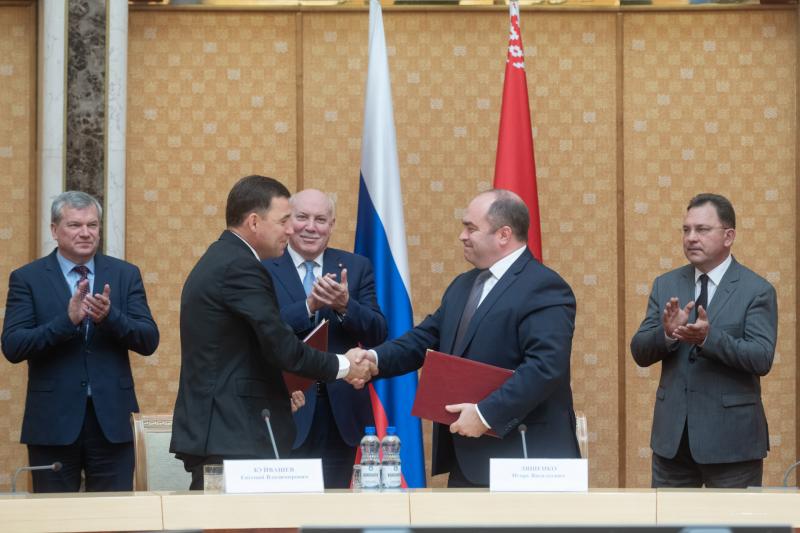 С планами на развитие отношений Среднего Урала и Беларуси