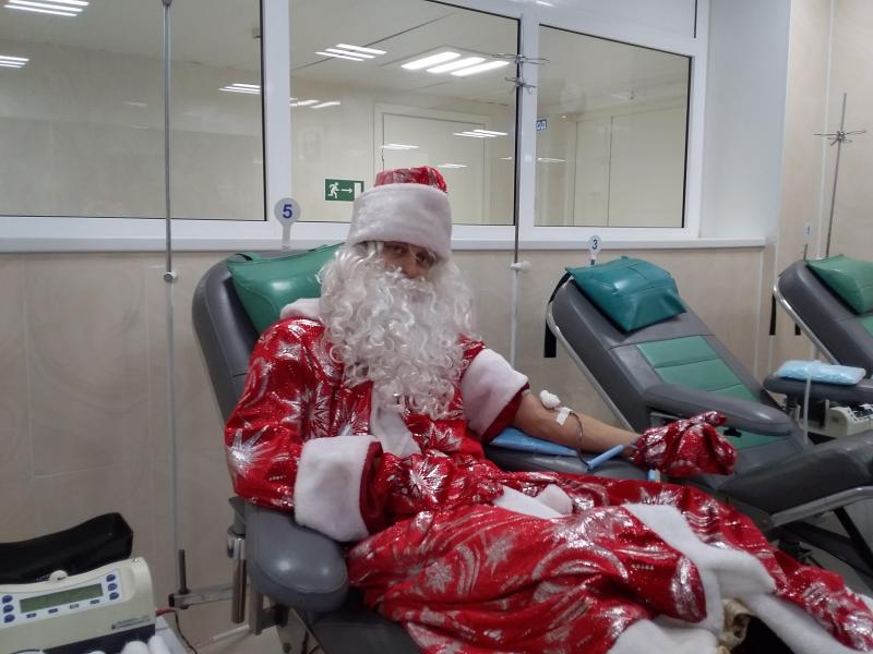 И новогодние 60 литров крови