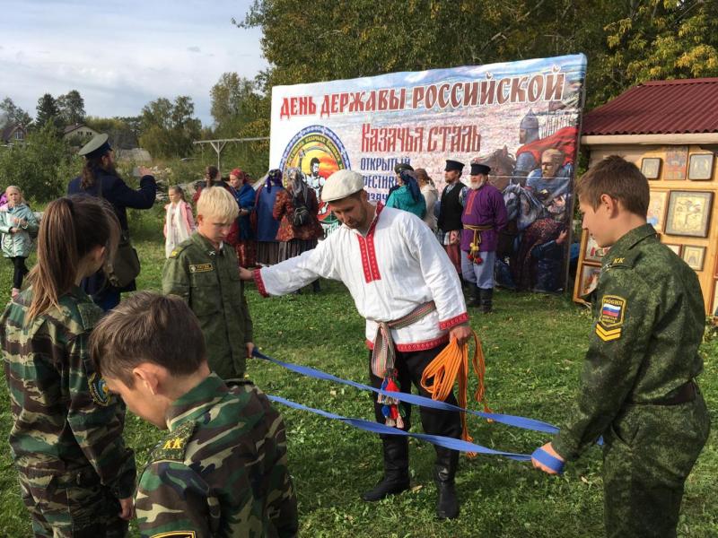 Эх, силушка молодецкая, казачья!