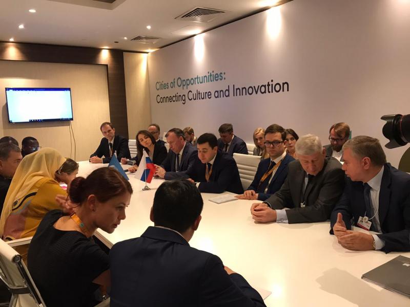 Конгрессно-выставочный потенциал Свердловской области презентован на Всемирном форуме городов в Абу-Даби