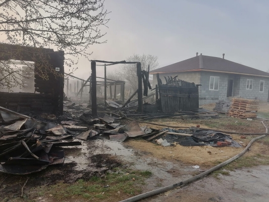 Смерть в огне произошла на территории в последний месяц весны