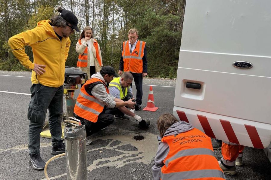 Общественники провели 25 инспекционных рейдов для контроля качества дорожных ремонтов в рамках нацпроекта