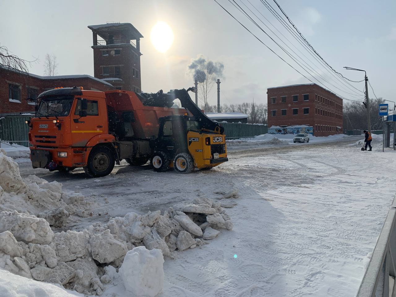 Такого снегопада давно не знали здешние места…